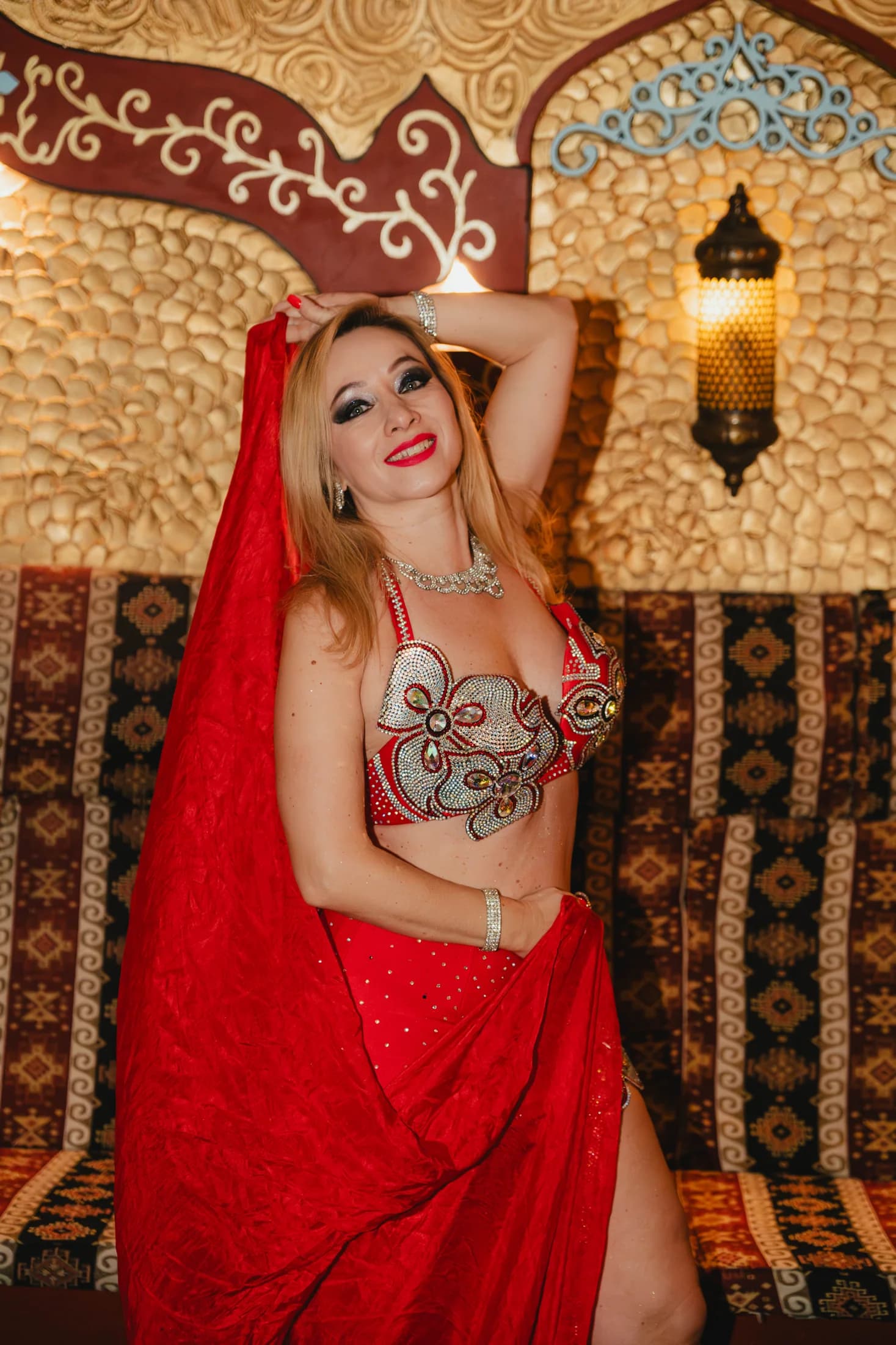 Melinda belly dance performance portrait